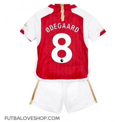 Dres Arsenal Martin Odegaard #8 Domáci pre deti 2023-24 Krátky Rukáv (+ trenírky)